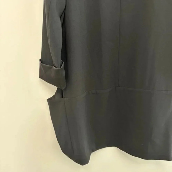 Wilfred Chevalier Jacket Relaxed Open-Front Blazer Black Women's Size 4 Office - Picture 14 of 16